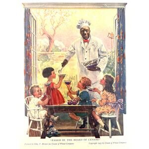 1923 Orig. Antique Magazine Ad | Cream of Wheat "Passed By The Board of Censors"